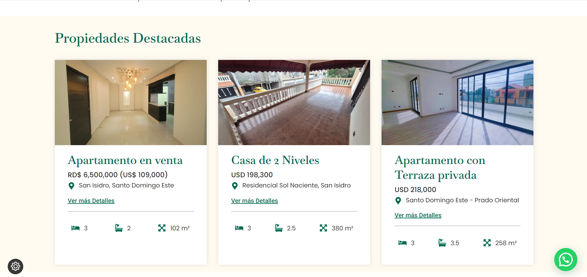 Propiedades destacadas